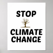 KLIMAWANDEL EINSTELLEN POSTER (Vorne)