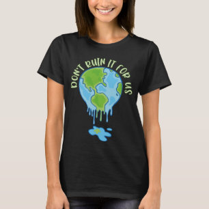 Klimawandel Globale Erwärmung Große Kinder und Jug T-Shirt