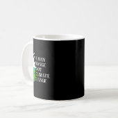 Klimawandel globale Erwärmung Kaffeetasse (Vorderseite Links)