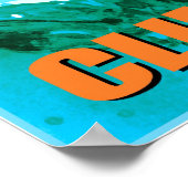 Klimawandel globale Erwärmung Poster (Ecke)