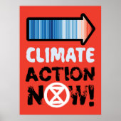 Klimawandel Großplakat Poster (Vorne)