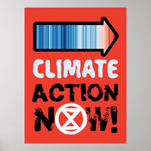 Klimawandel Großplakat Poster (Vorne)