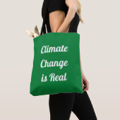 Klimawandel: Grün und Weiß Tasche (Von Nahem)