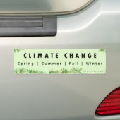 Klimawandel-Hokuspokus Autoaufkleber (Auf Auto)