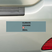 Klimawandel ist real autoaufkleber (Auf Auto)