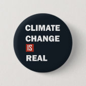 Klimawandel ist real button (Vorderseite)