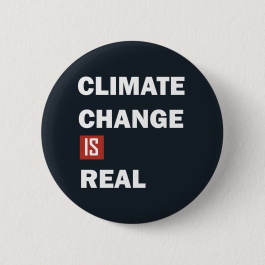 Klimawandel ist real button (Vorderseite)