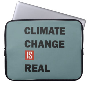 Klimawandel ist real laptopschutzhülle