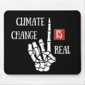 Klimawandel ist real mousepad (Vorne)