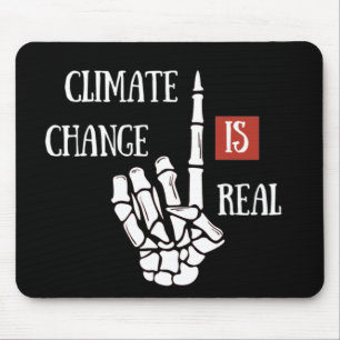 Klimawandel ist real mousepad