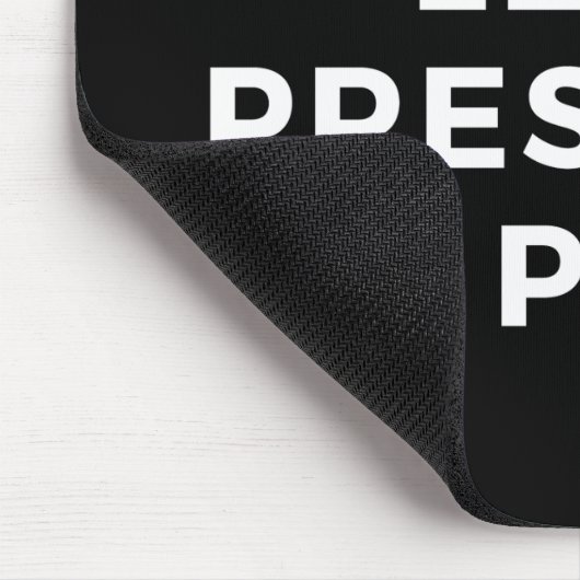 Klimawandel ist real mousepad (Ecke)