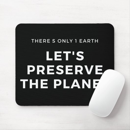 Klimawandel ist real mousepad (Mit Mouse)