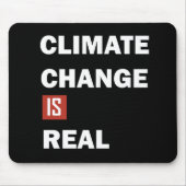 Klimawandel ist real mousepad (Vorne)