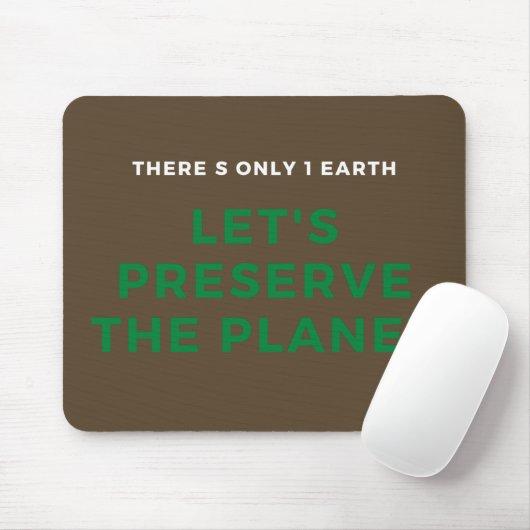 Klimawandel ist real mousepad (Mit Mouse)