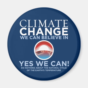 Klimawandel - ja können wir Obama-Parodie-Magnet Magnet