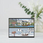 KLIMAWANDEL JOKE POSTKARTE (Stehend Vorderseite)