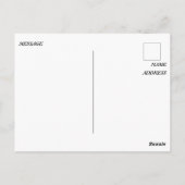 KLIMAWANDEL JOKE POSTKARTE (Rückseite)