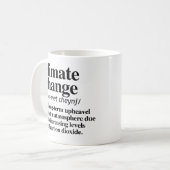 Klimawandel Kaffeetasse (Vorderseite Links)