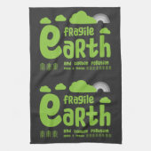 Klimawandel | Kohlenstoffverunreinigung | T - Shir Geschirrtuch (Vertikal)