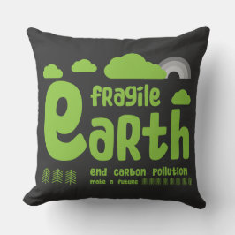 Klimawandel | Kohlenstoffverunreinigung | T - Shir Kissen