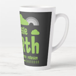 Klimawandel | Kohlenstoffverunreinigung | T - Shir Milchtasse