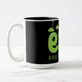 Klimawandel | Kohlenstoffverunreinigung | T - Shir Zweifarbige Tasse