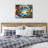 Klimawandel Leinwanddruck (Insitu (Schlafzimmer))