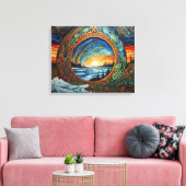 Klimawandel Leinwanddruck (Insitu (Wohnzimmer))