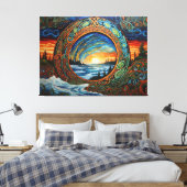 Klimawandel Leinwanddruck (Insitu (Schlafzimmer))