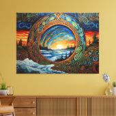 Klimawandel Leinwanddruck (Insitu (Wohnzimmer))