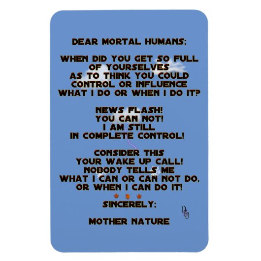 Klimawandel Magnet (Vertikal)