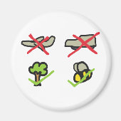 Klimawandel Magnet (Vorne)