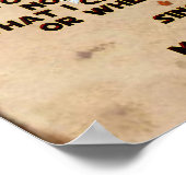 Klimawandel Poster (Ecke)