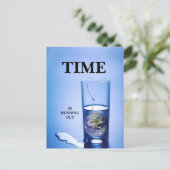 Klimawandel Postkarte (Stehend Vorderseite)