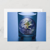 Klimawandel Postkarte (Vorne/Hinten)