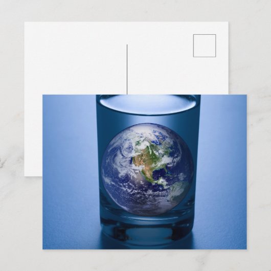 Klimawandel Postkarte (Vorne/Hinten)