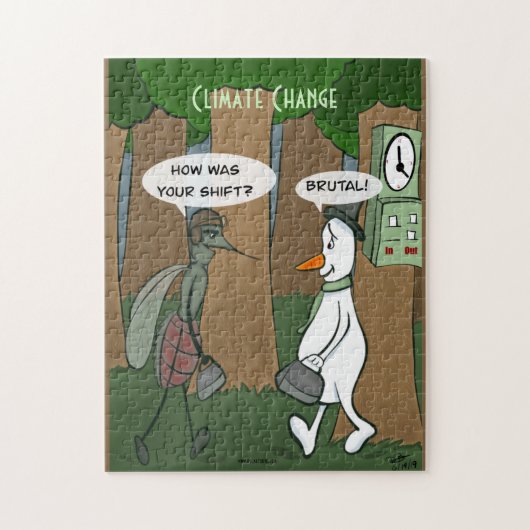 Klimawandel Puzzle (Vertikal)