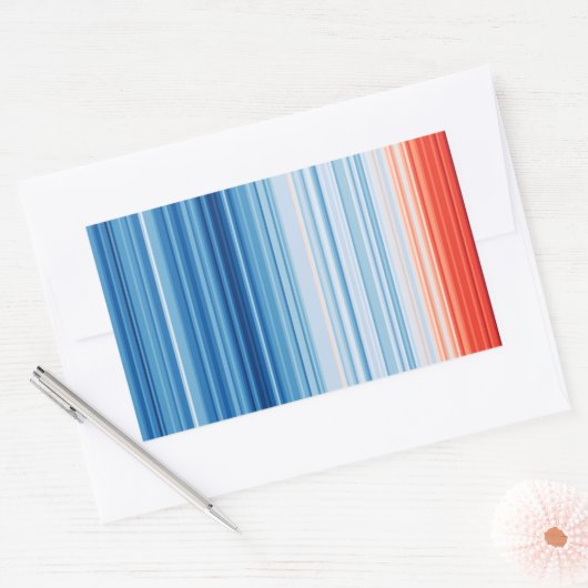 Klimawandel Rechteckiger Aufkleber (Umschlag)