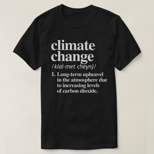 Klimawandel T-Shirt (Design vorne)