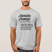 Klimawandel T-Shirt (Vorderseite)