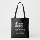 Klimawandel Tasche (Vorderseite)