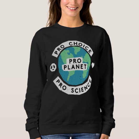 Klimawandel Umweltschützer Erde Befürworter Pro Sweatshirt (Vorderseite)