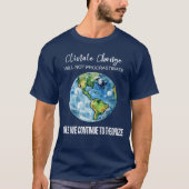 KLIMAWANDEL ZÖGERT NICHT DER MÄNNER T-Shirt (Vorderseite)