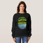 Klimawandel Zukunft Planet Erde CO2 Geschenkidee Sweatshirt (Vorne ganz)