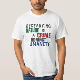 Klimawandel Zukunft Planet Erde CO2 Global Gift T-Shirt
