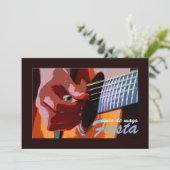 Klimpern der Gitarren-Einladung Einladung (Stehend Vorderseite)