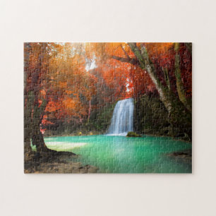 Klimpern Sie Landschaft   Kanchanaburi, Thailand Puzzle