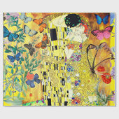 KLIMPT "THE KISS"-WRAPPIERPAPIER GESCHENKPAPIER (Flach)