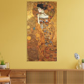 Klimt Adele Bloch-Bauer Gold Mosaikmalerei Canva Leinwanddruck (Insitu (Wohnzimmer))