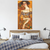 Klimt Adele Bloch-Bauer Gold Mosaikmalerei Canva Leinwanddruck (Insitu (Schlafzimmer))